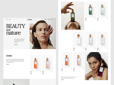 Loewe I Redesign graphic design ui ux web design