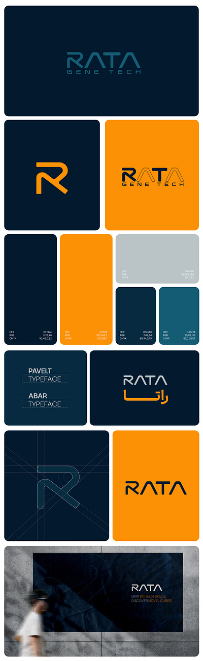 Rata branding graphic design logo