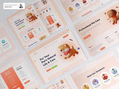 Pet Care Hub - UX Design for Pet Lovers animallovers cleanui interactiondesign petcare petlovers petservices responsivedesign uidesign userexperience uxdesign webdesign