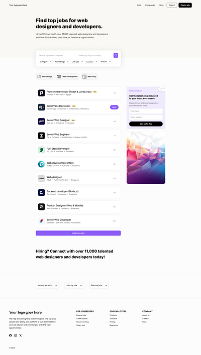 Jobboard theme for Jobboardly app branding job job board job board design job site job theme jobboard jobboard design jobboard theme jobboardesign jobboardly minimal theme ui ux website