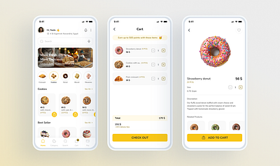 Food Delivery Mobile App || UI UX Design app clean delivery design e commerce figma food mobile app photoshop ui ui design ui ux ui ux design ux