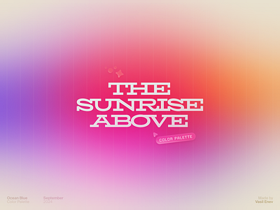 🌄 The Sunrise Above above blurred branding color colorful gradient graphic design grid instagram logo mesh orange pink stripes sunrise sunset swatch wallpaper yellow