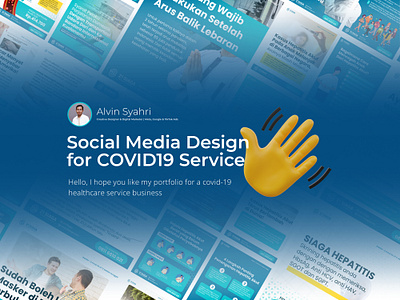 Social Media Design for Covid 19 Healthcare Service advertising branding digital marketing instagram feed design social media design social media post