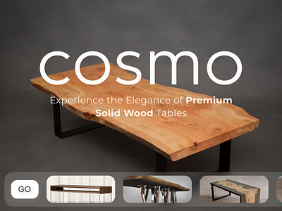 COSMO custommadetables ecofriendlyfurniture luxuryinteriors naturalelegance premiumwoodtables solidwoodcraft timelessfurniture