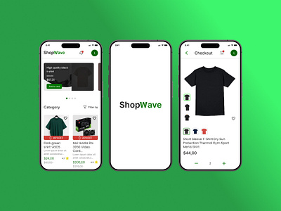 Online e-commerce mobile design ui visual design