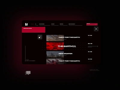 News page, Shatterline animation app branding campaign data di digital game games graphic design hover mobile news promo research ui ux website