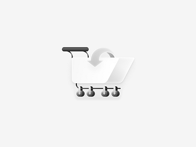 The cart is empty app design graphic design illustration ui ux