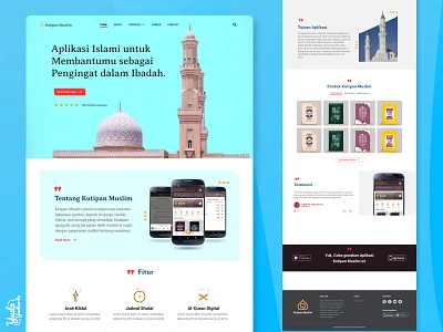 Website Kutipan Muslim Exploration - Unofficial 3d animation branding clean design empty state graphic design illustration landing page logo mobile motion graphics muslim apps typography ui ux vacation web web design website