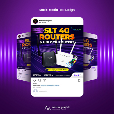 Social Media Post Design advertizement branding flyer design graphic design marketing master graphic mobital photoshop post design sachintha denuwan