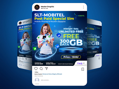 Social Media Post Design advertizement branding flyer design graphic design marketing master graphic mobital photoshop post design sachintha denuwan