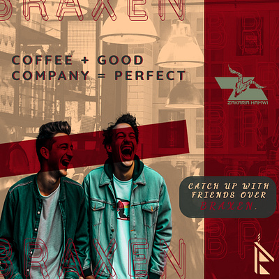 BRAXEN - SOCIAL PLAN art direction branding coffee shop content creative creative direction graphic design marketing social media social media post visual identity