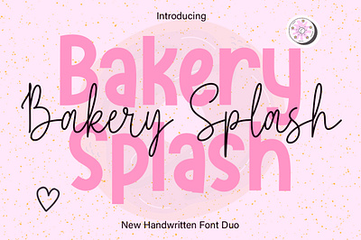 Bakery Splash Duo Font crafting font cute font halloween handwritten monoline new font script script font