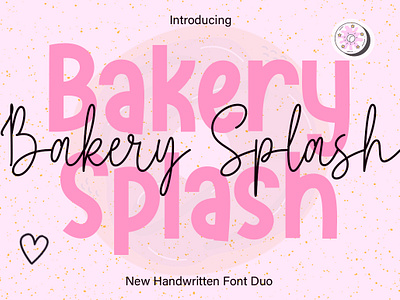 Bakery Splash Duo Font crafting font cute font halloween handwritten monoline new font script script font