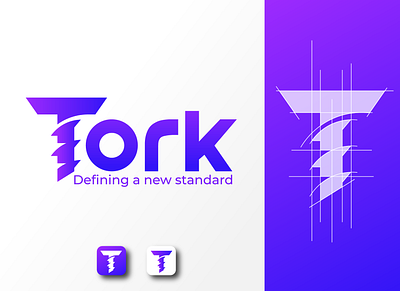 Tork Logo Design(Unused) branding graphic design letter t logo minimal modern motion screw spin tork wordmark