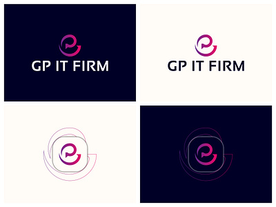 GP IT FIRM Logo brand logo branding business logo company logo creative logo design gp logo it company logo it firm logo it technology logo letter logo letter mark logo logo logo design professional logo technology logo