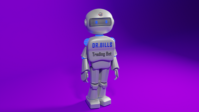 Forex Robot - 3d Model, Rig and Animation 🤖 3d animation branding motion graphics ui