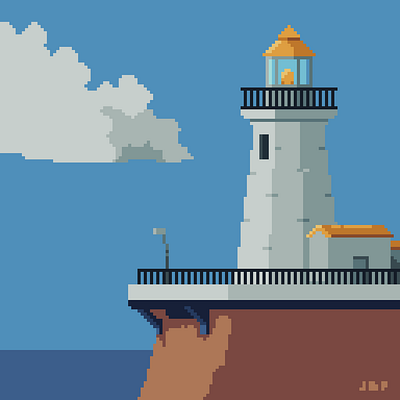 The lighthouse aseprite lighthouse pixel art