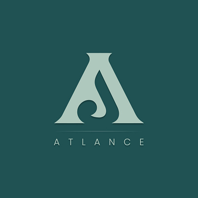 ATLANCE - Esthetic Logo atlance branding esthetic logo graphic design illutrator logo photoshop