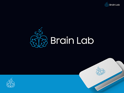 Brain Lab Logo Design adobe illustrator adobephotoshop branding creative logo custom logo graphic design healthcare healthlogo lab logo lineart logo logo logo design logo identity logo maker medicin modern logo