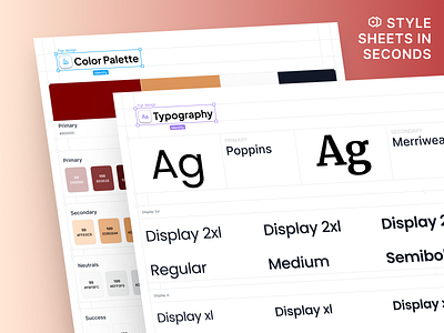 Design System - Colour Palette and Typography brand guidelines colour palette colours design design inspiration design system design system generator figma fonts typography ui ui design uiux user experience deisgn user interface ux ux design uxui visual design