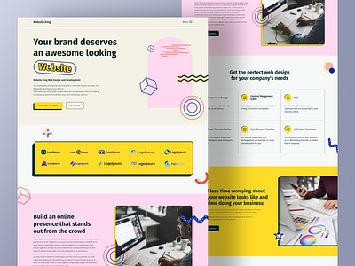 Web Landing Page UI UX Design design figma design illustration landing page design landing page figma ui ui design ux design web design website design