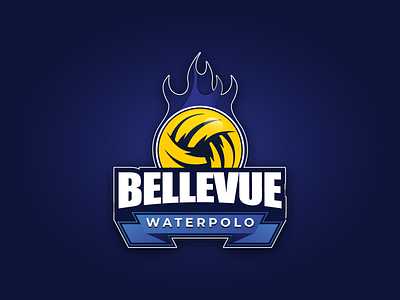 WATERPOLO | BELLEVUE WATERPOLO LOGO branding graphic design logo