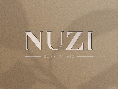 Logo Design for Nuzi 2d art 2d logo brand branding clean design digital digital art graphic design health identity branding illustration logo medical minimal modern organic wordmark