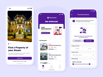 Find Properties for your requirement mobile app V1 abstract logo app design clean ui branding logo ui ux