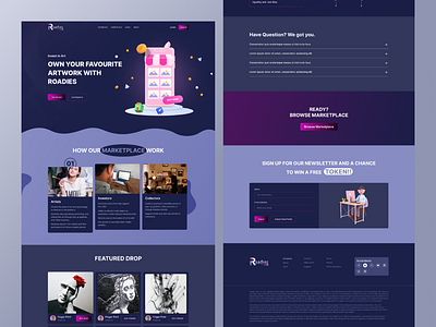 Web Landing Page UI UX Design design figma design illustration landing page design landing page figma ui ui design ux design web design website design