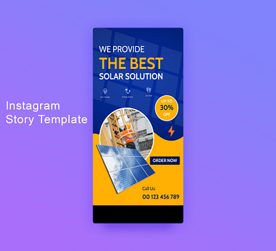 Social media-solar energy stories and template blogging communication influencer mobile design startup tiktok mobile design user interface