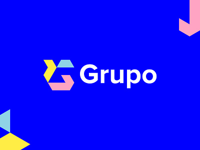 Grupo - Logo Design grupo illustration uiux design