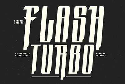 Flash Turbo Futuristic Display Font Racing Speed animation awesome font branding font fonts graphic design logo modern font nostalgic race font racing font