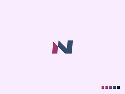 N Logo branding design graphic design letter n logo logo design n vector