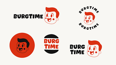 Burgtime retro mascot burgtime burgtime identity design logo design mascot logo restaurant restaurant identity design restaurant logo design retro identity retro logo retro mascot retro restaurant mascot