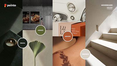 Pointo Creative Moodboard brand identity design goodwork moodboard pointo portfolio visual identity