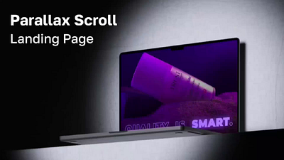 Parallax Scroll Landing page 3d animation design graphic design interactiondesign landingpage parallaxscroll prototype ui uidesign ux webdesign