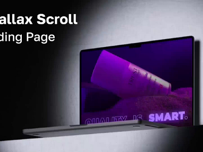 Parallax Scroll Landing page 3d animation design graphic design interactiondesign landingpage parallaxscroll prototype ui uidesign ux webdesign