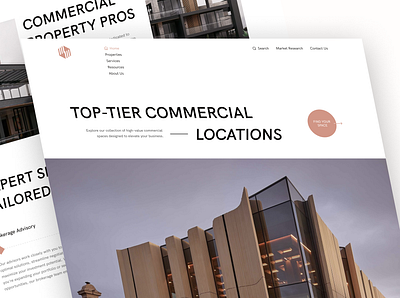 Real Estate Commercial Website apartment commercial corporate website modern web property management real estate real estate landig page real estate website real property