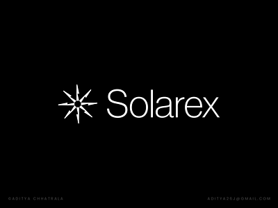 Solarex Logo Design - Solar green energy power branding ai branding energy green growth identity logo logo design logo designer marketing minimal minimalisitc modern power renewable service solar solution sun tech