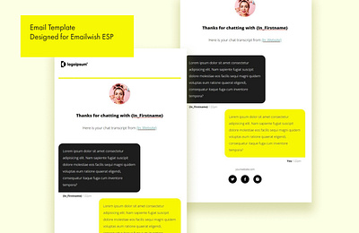 Email Template Designed for Emailwish ESP email email template esp