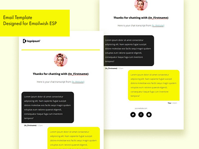 Email Template Designed for Emailwish ESP email email template esp