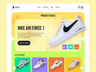 Shoes Store Web UI Concept e commerce figma design product design shoe store ui ui design ui trends uiux design user friendly design user interface user research ux ux design ux research web design web design concept