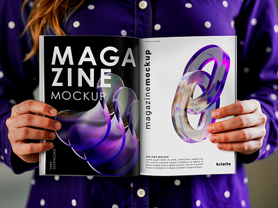 Magazine Mockup / Free download brand design free freemockup magazine mockup psd