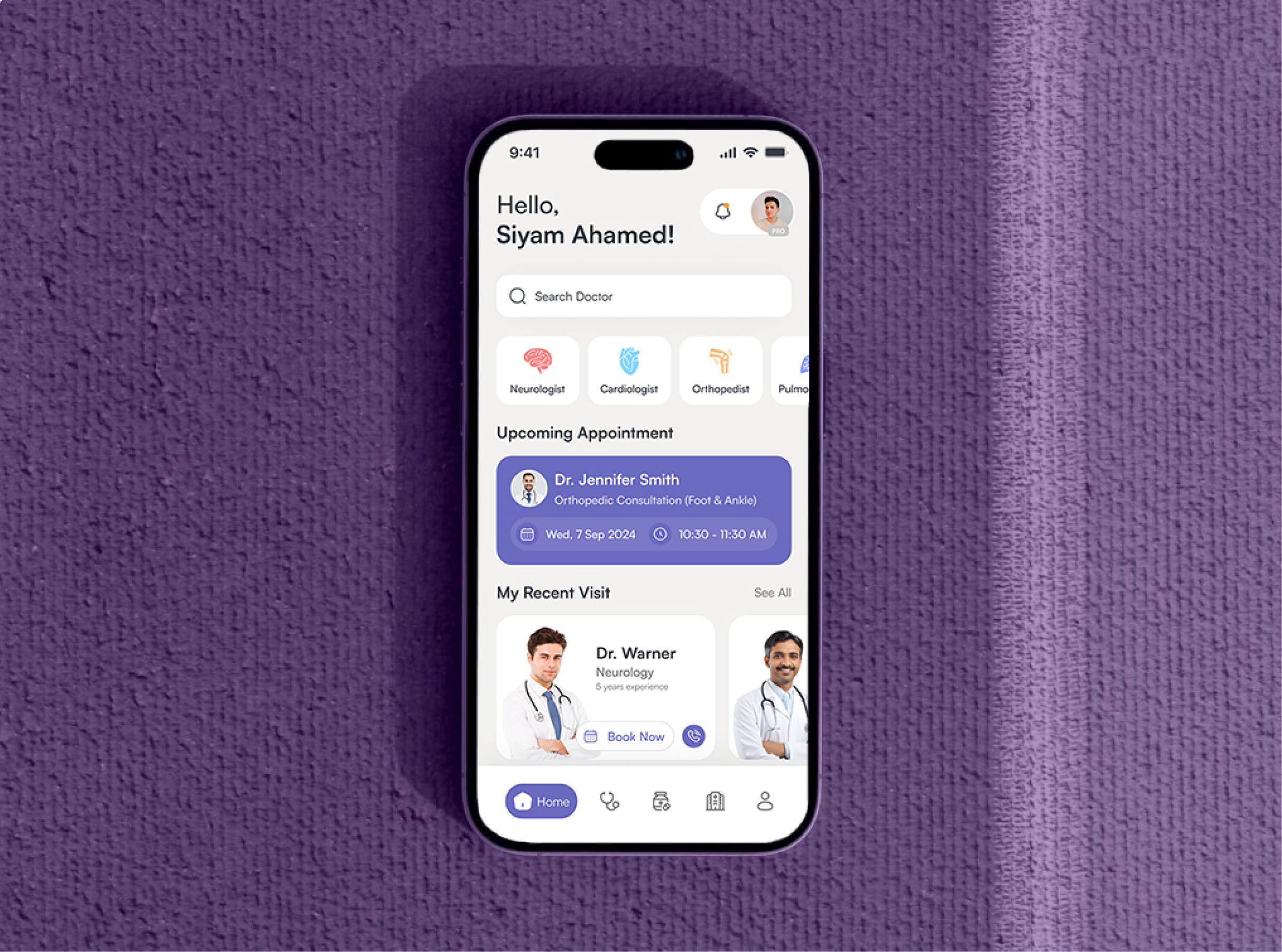 Doctor App by Siyam for Arobix Design on Dribbble