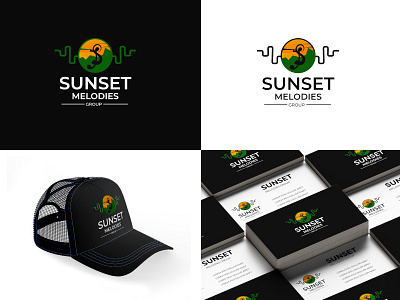 Sunset Logo Design branding businesslogo custom logo customdesign customlogo graphic design lineart logo logo logodesigner logoexpert logomeker mascotlogo modernlogo