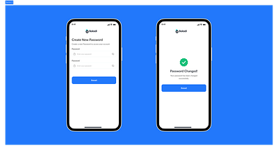 Sign Up Login Screens app login mobile app new password password changed reset password sign in sign up ui design