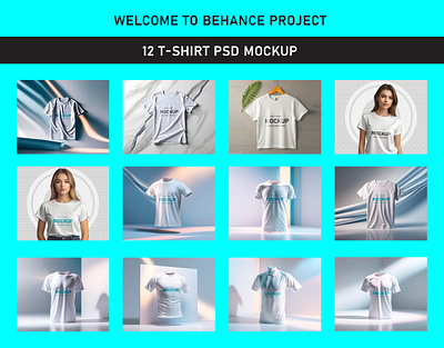 12 psd t-shart mockup design mockup tshirt mockups design