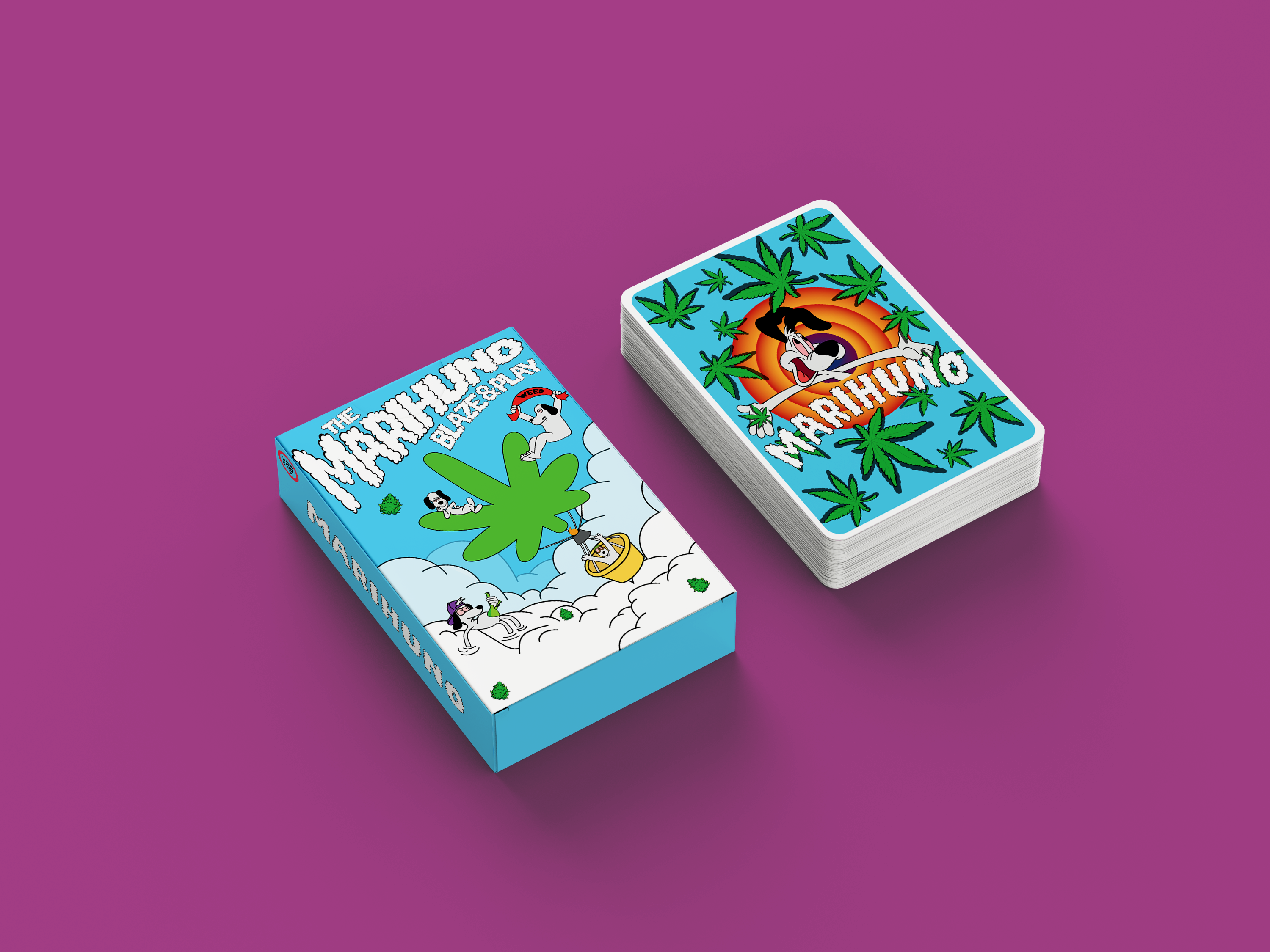 Marihuno: Blaze & Play | Board game board card board game branding card fungame game gamecard graphic design logo marijuana