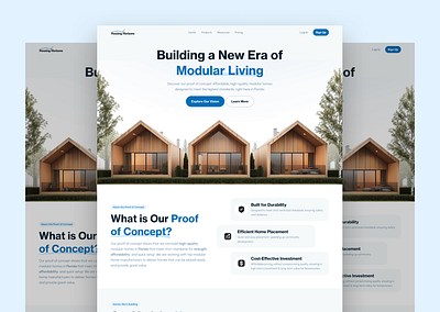 Landing Page for Modular Homes design homepage landing landing design landing page landing page design page ui ui design ux ux design web web design web page web site website website design