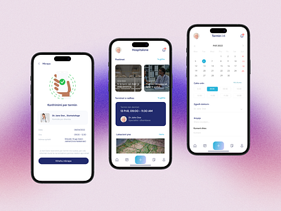 Medical Appointment Booking App UI clinic components dashboard design medicine mobile app mobile design ui ux